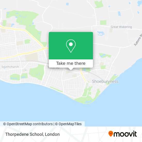 Thorpedene School map