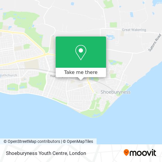 Shoeburyness Youth Centre map