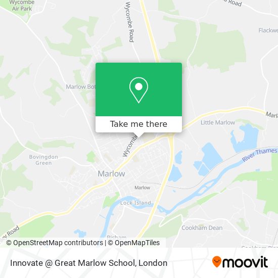 Innovate @ Great Marlow School map
