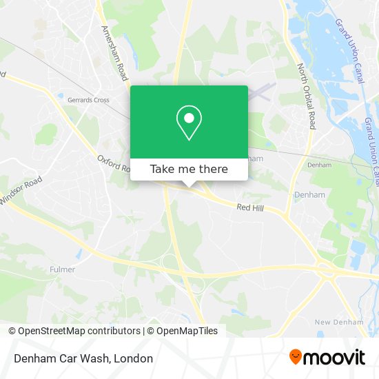 Denham Car Wash map