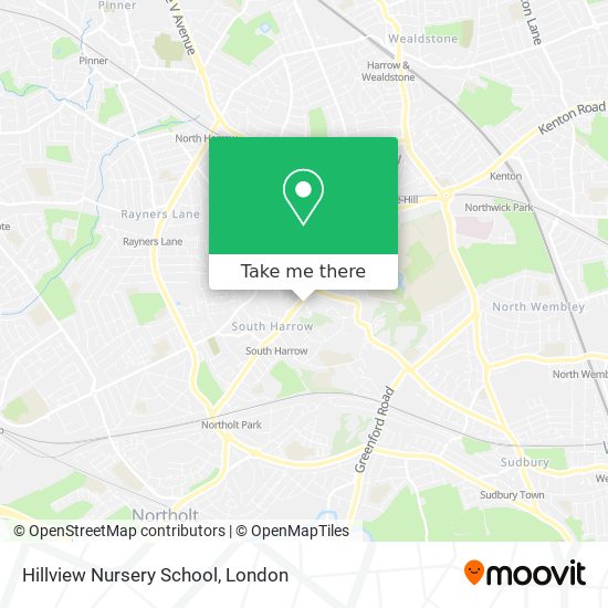 Hillview Nursery School map
