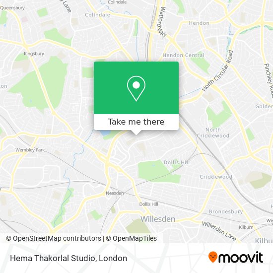 Hema Thakorlal Studio map