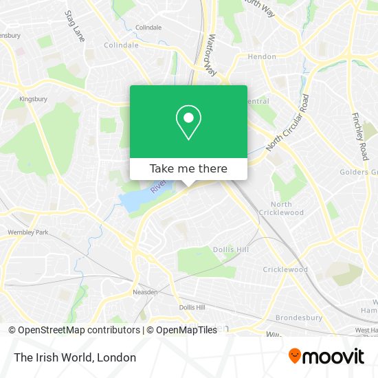 The Irish World map