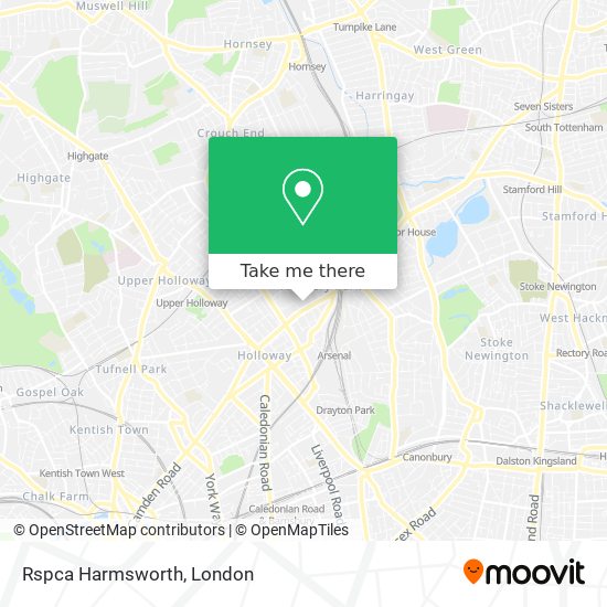 Rspca Harmsworth map