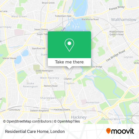 Residential Care Home map