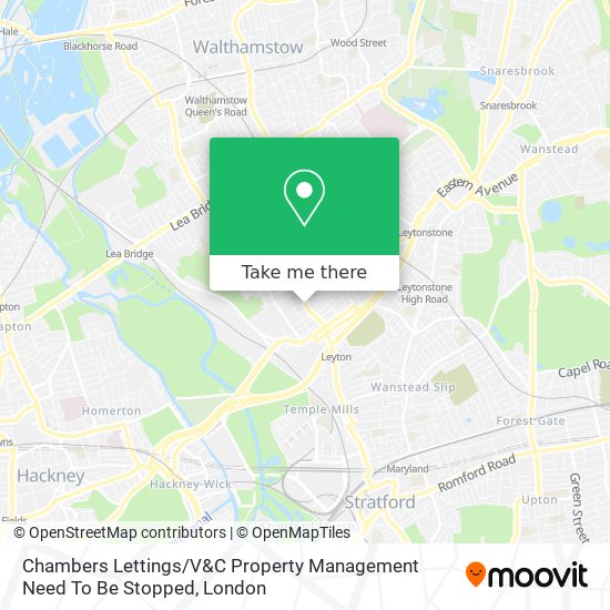 Chambers Lettings / V&C Property Management Need To Be Stopped map