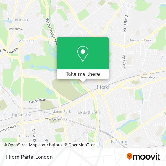 Illford Parts map