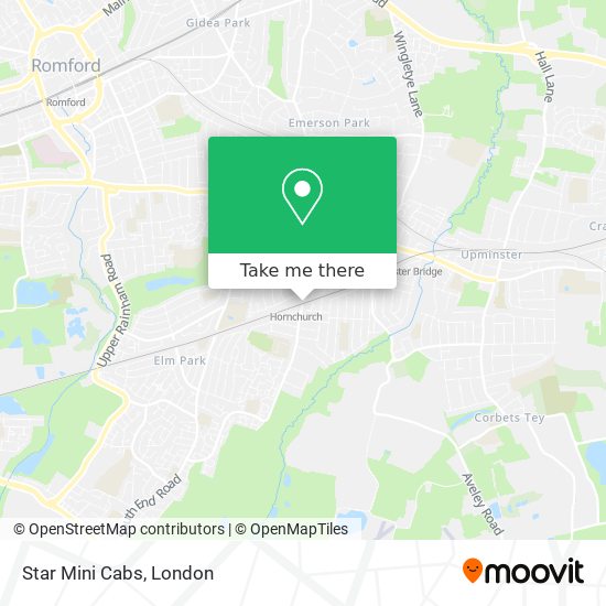 Star Mini Cabs map