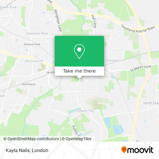 Kayla Nails map