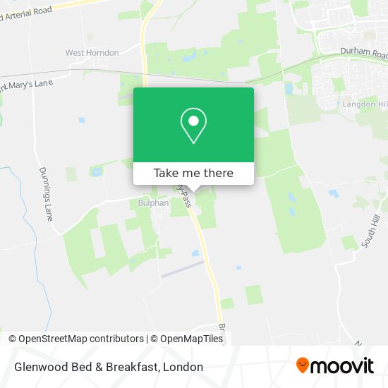 Glenwood Bed & Breakfast map
