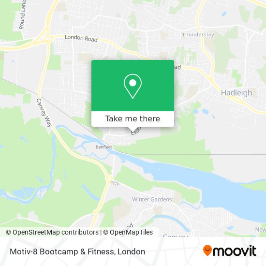 Motiv-8 Bootcamp & Fitness map