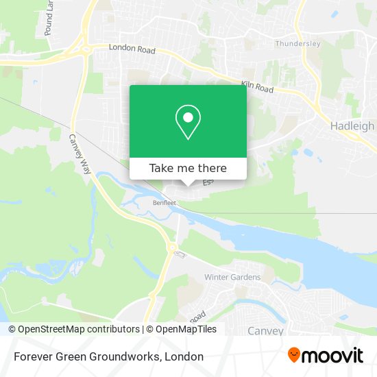 Forever Green Groundworks map