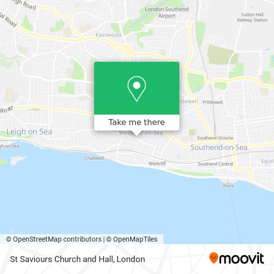 St Saviours Church and Hall map