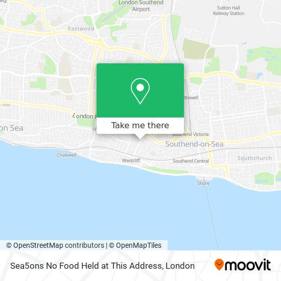 Sea5ons No Food Held at This Address map