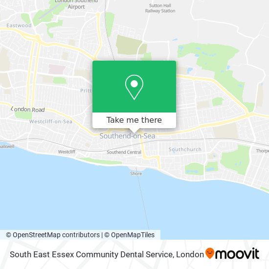 South East Essex Community Dental Service map