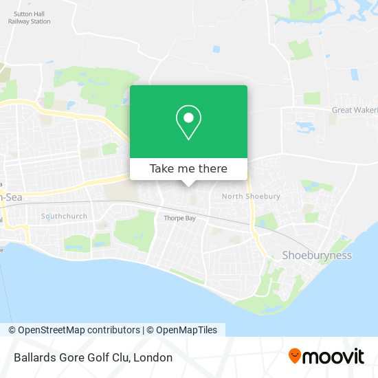 Ballards Gore Golf Clu map