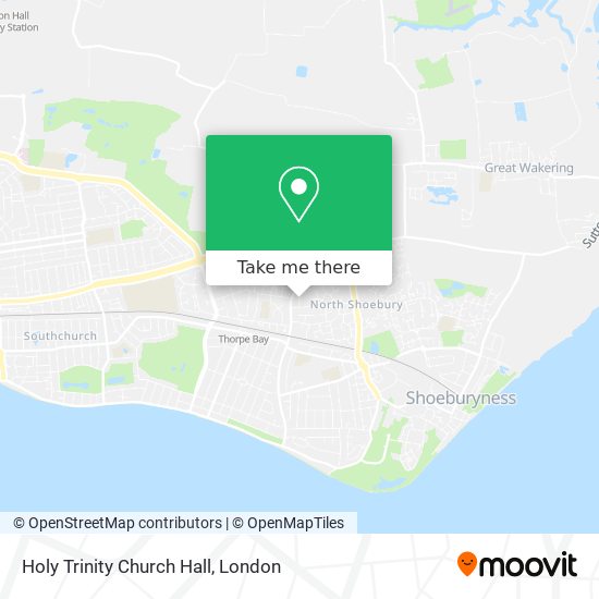 Holy Trinity Church Hall map