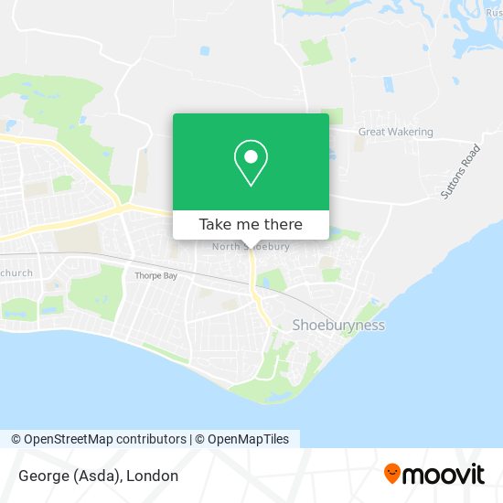 George (Asda) map