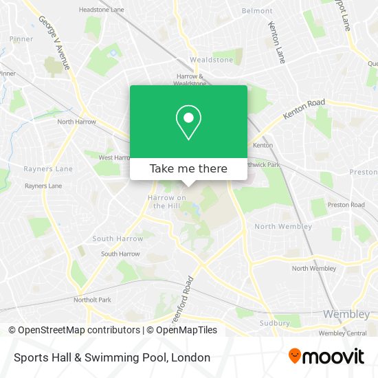 Sports Hall & Swimming Pool map