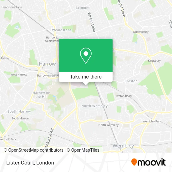 Lister Court map