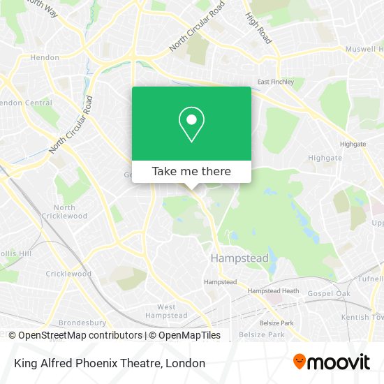 King Alfred Phoenix Theatre map