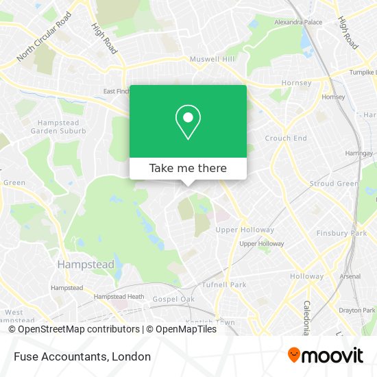Fuse Accountants map