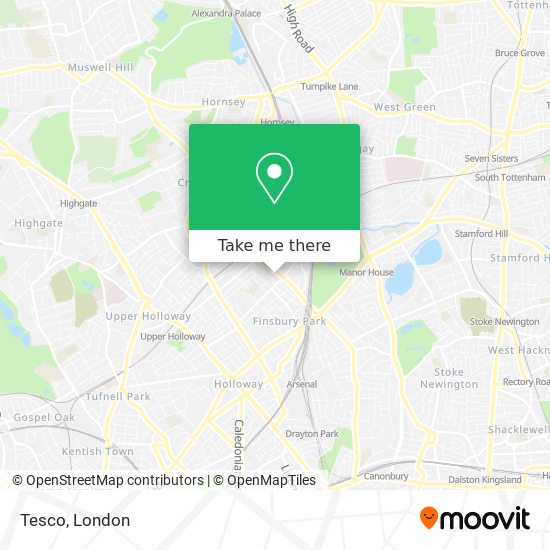Tesco map
