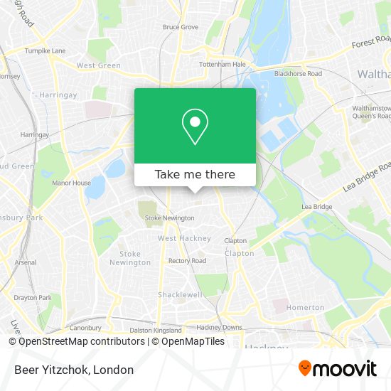 Beer Yitzchok map