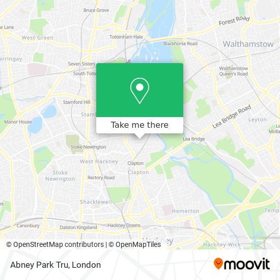 Abney Park Tru map
