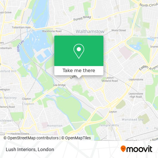 Lush Interiors map