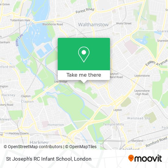St Joseph's RC Infant School map