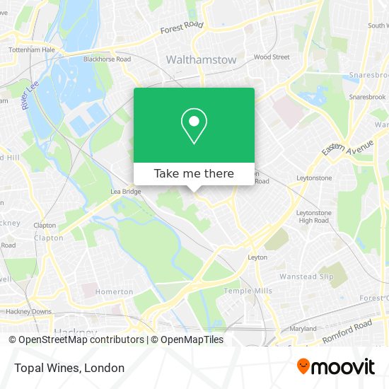 Topal Wines map