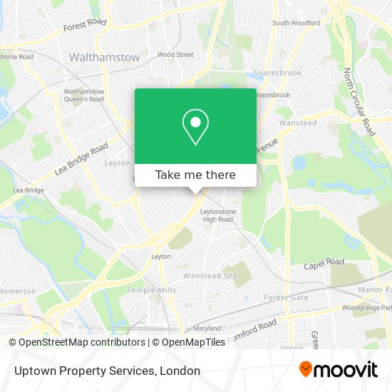 Uptown Property Services map