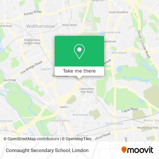 Connaught Secondary School map