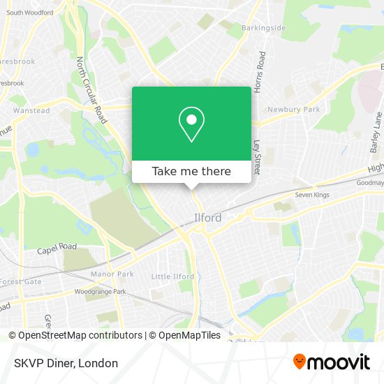 SKVP Diner map
