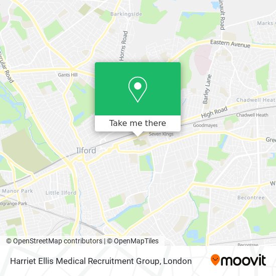 Harriet Ellis Medical Recruitment Group map