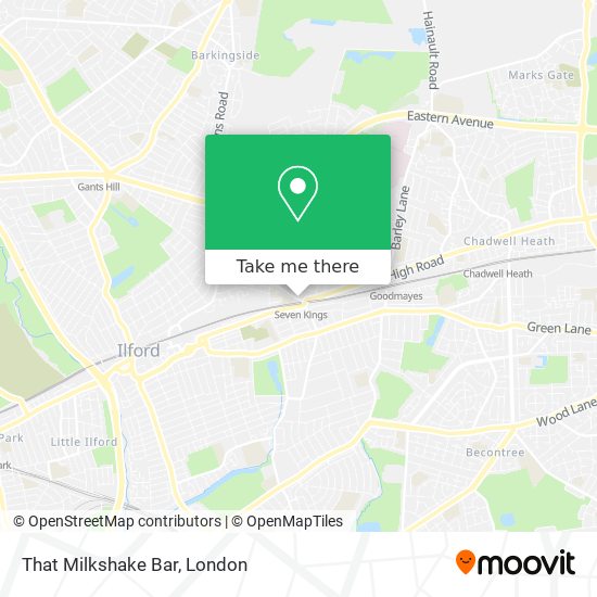 That Milkshake Bar map