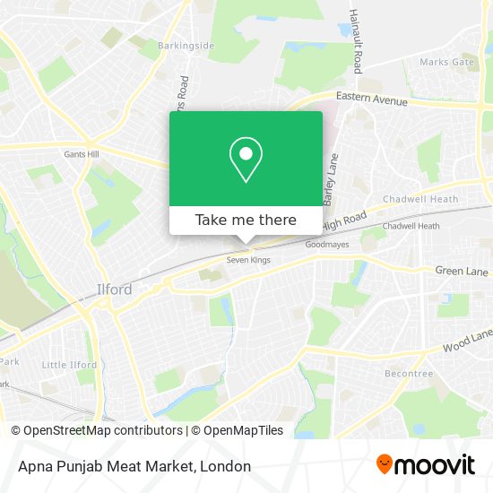 Apna Punjab Meat Market map