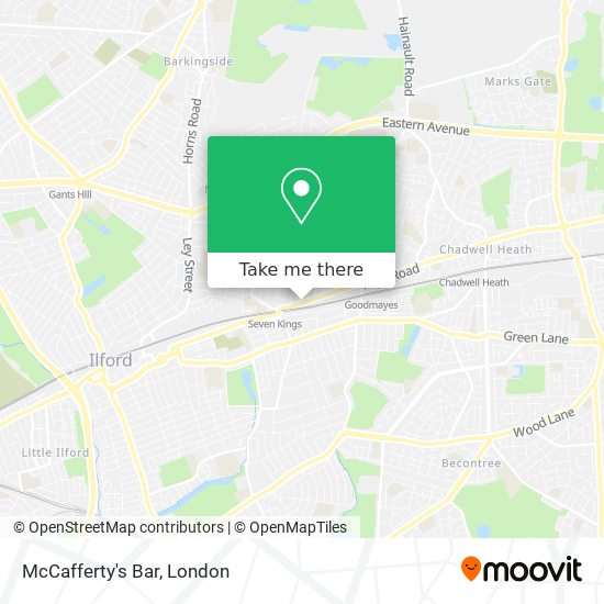McCafferty's Bar map