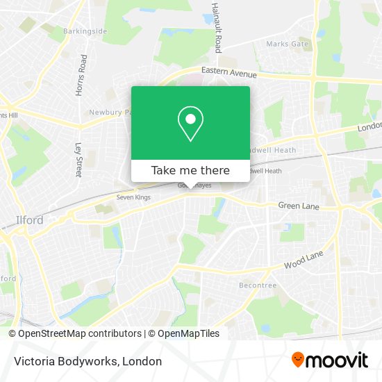 Victoria Bodyworks map