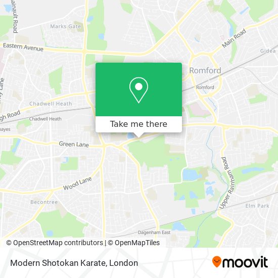 Modern Shotokan Karate map