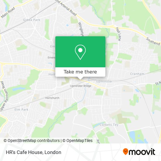 HR's Cafe House map