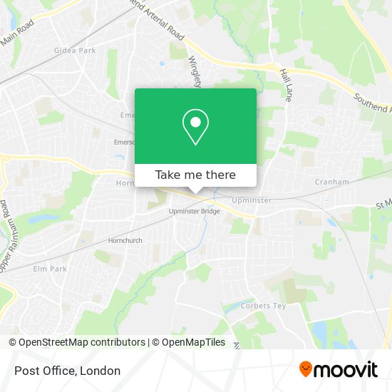 Post Office map