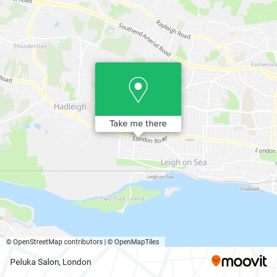 Peluka Salon map