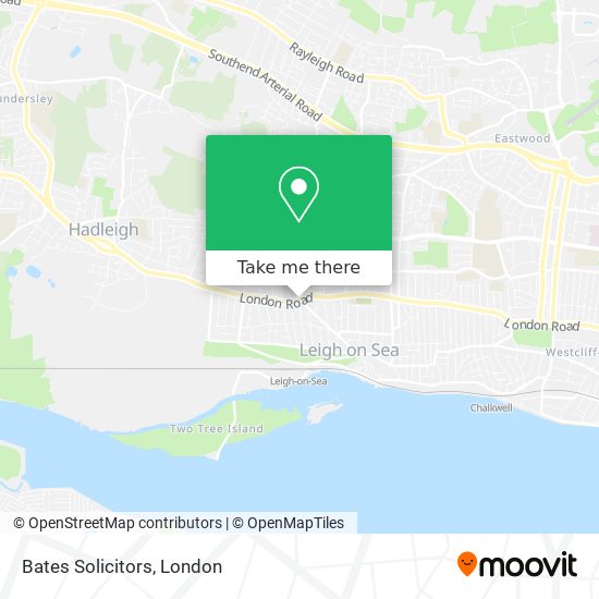 Bates Solicitors map