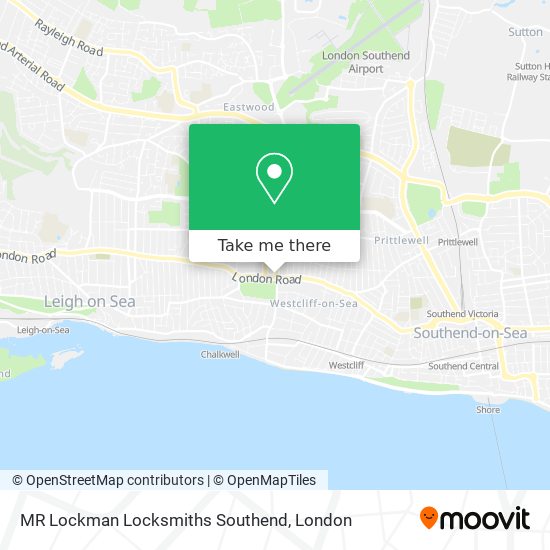 MR Lockman Locksmiths Southend map