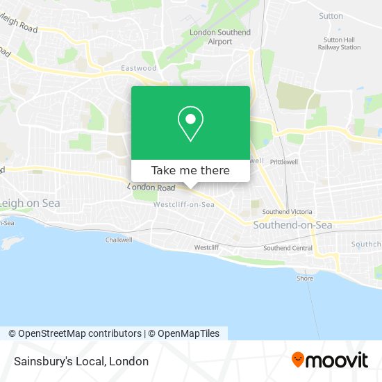 Sainsbury's Local map
