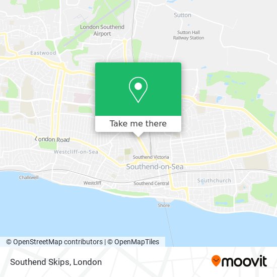Southend Skips map
