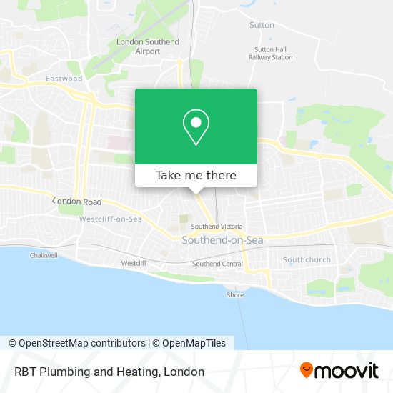 RBT Plumbing and Heating map