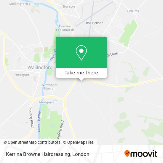 Kerrina Browne Hairdressing map